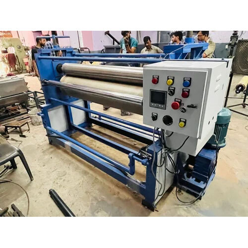 Blue Deep Emboss Machine For Pvc at Best Price in Surat Krishna Fab Tech