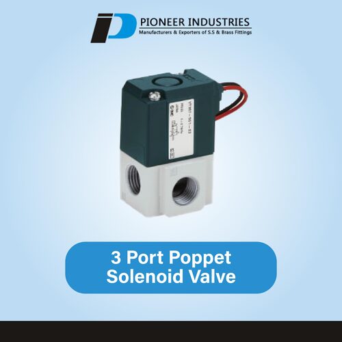 3 Port Poppet Solenoid Valve