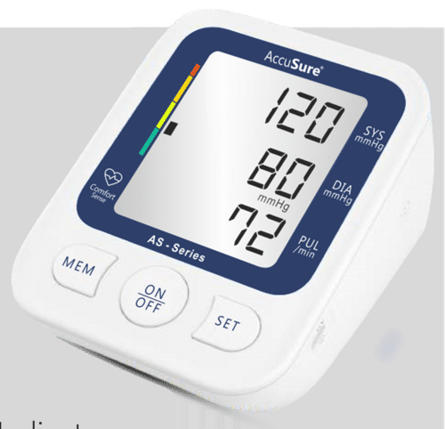 Accurate Adjustable LCD Blood Pressure Monitor with Automatic Inflation