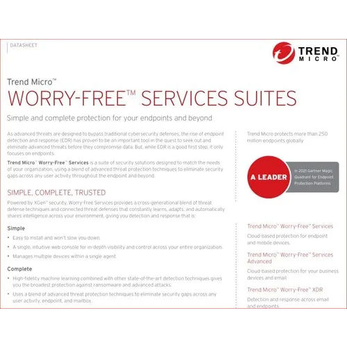 Trendmicro Worry Free Software