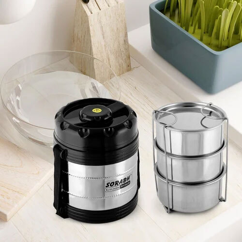 Stainless Steel Thermoware Insulated Lunch Box
