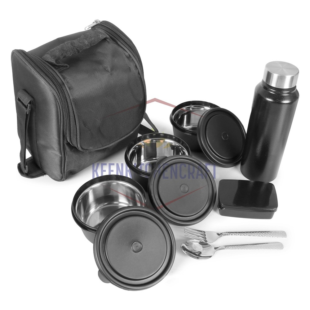Supreme Microwave Safe Lunch Box - Color: Black