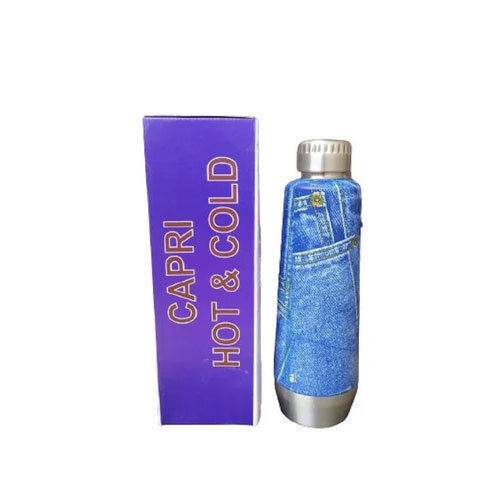 Blue Stainless Steel Vacuum Flask Water Bottle