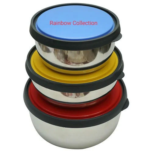 Stainless Steel Storage Bowl Set of 3