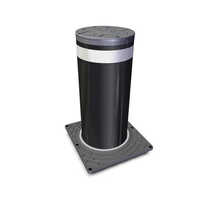 Stainless Steel Traffic Bollard - 2 Feet Tall, Sleek Silver Color | Automatic Electric Operation, Ideal For Walkways And Bicycle Lanes, Warranty Included