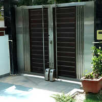 Automatic Folding Gate - Frame Material: Galvanized Sheet