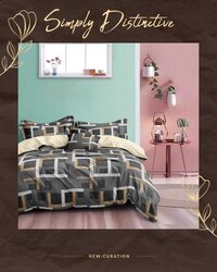 FAVOURITE GLACE COTTON KING SIZE BEDSHEET