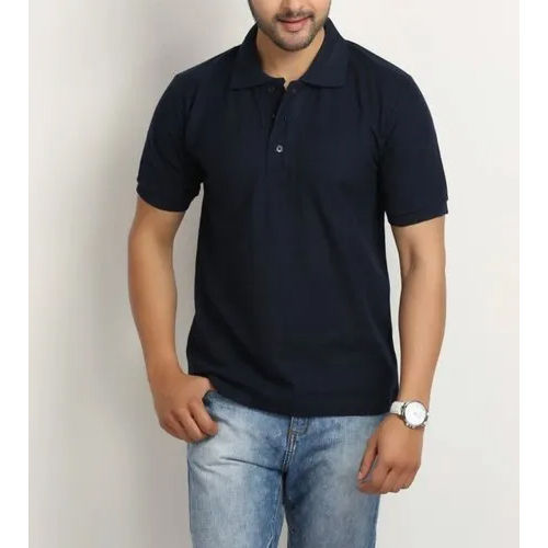 100% Cotton Polo Neck T-Shirt