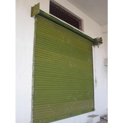 Green Aluminum Pipe Grill Rolling Shutter