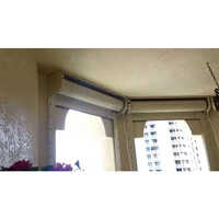 Remote Control Shutters - Metal, Vertical Opening Pattern | White Exterior Insulation