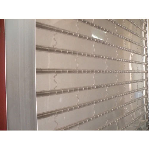 White Polycarbonate Roller Shutter