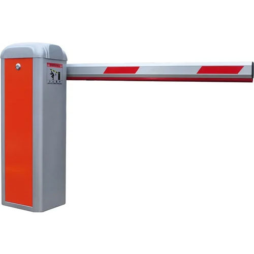 Red Industrial Boom Barriers