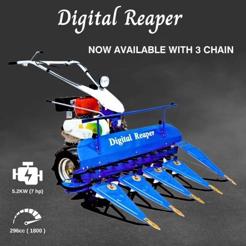 Blue Dhaan Cutting Digital Power Reaper