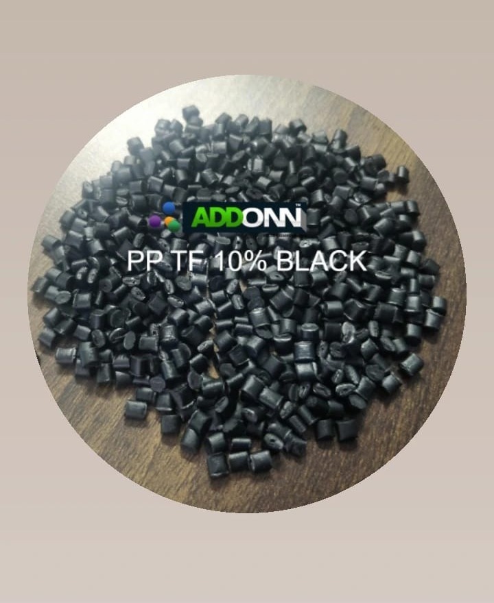 PP TF 10-40% Black Recycled Granule