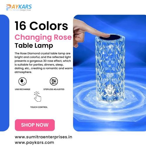 Colour Changing Crystal Lamp