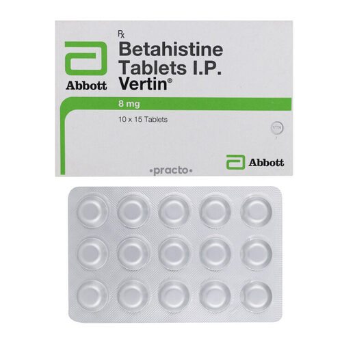 Vertin 8mg Tablet