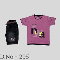 Kids shirts with short pant