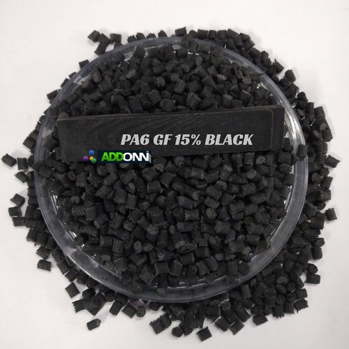 Nylon 06 GF 15% Black Granule Fr - High-Quality Injection Moulding Material, 25 kg | Glass Filled PA 6, Excellent Mechanical Strength & Toughness