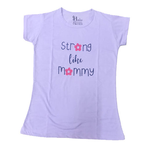 Cotton Printed T-Shirt Gender: Female