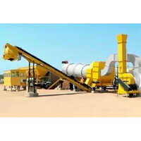 Dm 60 Asphalt Drum Mix Plant - Stainless Steel, Semi-automatic Operation | Frequency Speed Control Cooling System, User-friendly Controls, Warranty Included