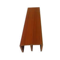 E Shape Pvc Channel - Rigid Pvc, Customized Sizes, Polished Surface Treatment | Versatile For Industrial & Commercial Applications, Aging Resistant