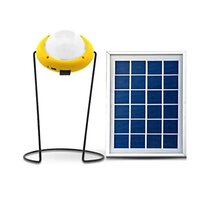 Emergency Solar Lantern - Durable Abs Plastic, Compact Size | Energy Efficient, Bright Led Light, Waterproof Design, Ideal For Camping And Power Outages