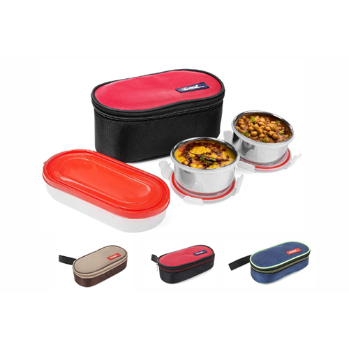 Real Food 2 1 Pouch Lunch Box With Lock And Seal Lid