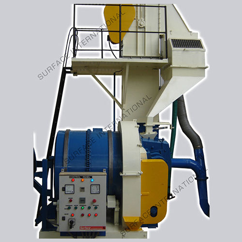 Rotary Barrel Type Blasting Machine - Operating Type: Semi Automatic