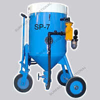 Portable Sand Blasting Machine - Semi Automatic, Electric Powered, Magnetic Technology | Surface Treatment For Metals, Durable & Efficient