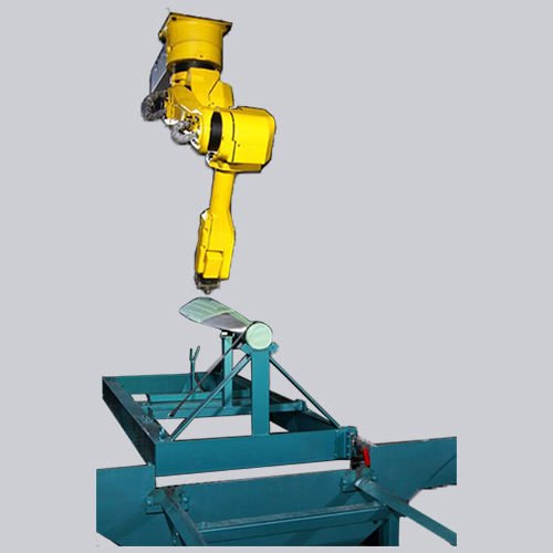Robotic Shot Peening Machine