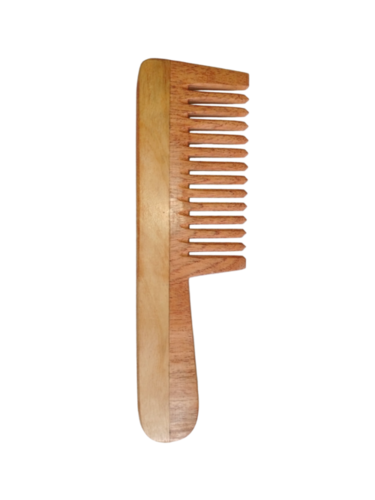 BG0001 40g Pure Neem Wood And Sheesham Wood Handle Comb