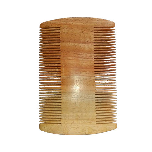 Double Sided Neem Wood Comb - Product Type: Styling Products