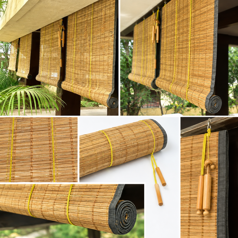 Outdoor Pvc Chick Blind - Color: Different Available