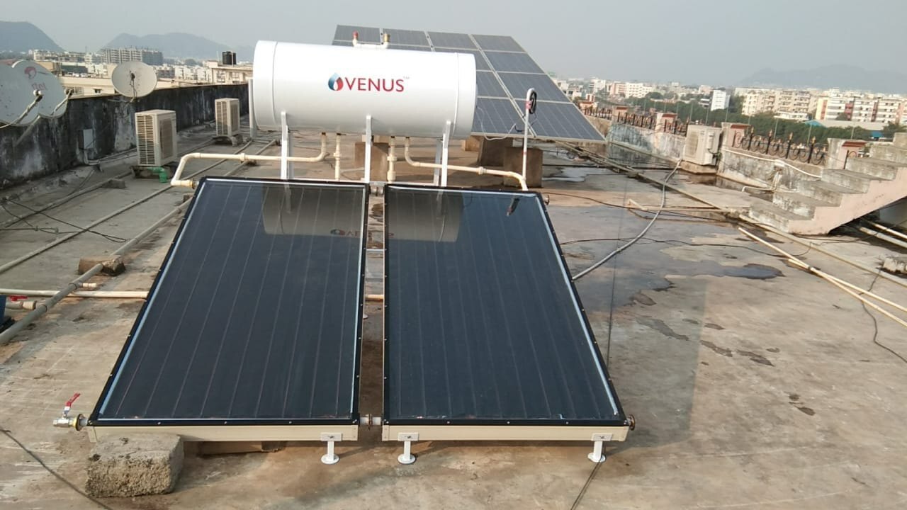 VENUS 200 LITER FPC SOLAR WATER HEATER