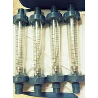 Aster Plastic Threaded Rotameter - High-Quality Plastic, Customized Size, White Color | Versatile Flow Meter for Industrial Liquid and Gas Measurement