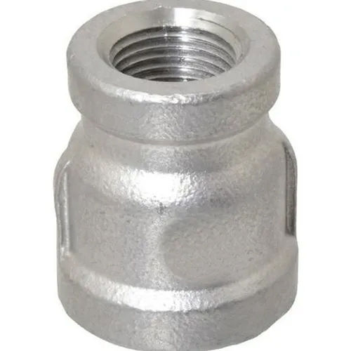 GI Reducer Socket - High-Quality GI Material, Round Shape, Silver Color | Warranty Included, Versatile for Commercial and Residential Use