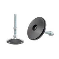 Leg Leveling - Polypropylene Copolymer, 3 Inch Size, Black Color, Load Capacity Up To 100 Kg | Industrial Use, Available In Diverse Specifications