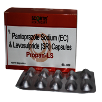 Prantoprazole Sodium Enteric Coated And Sustained Release Levosulpiride Capsules