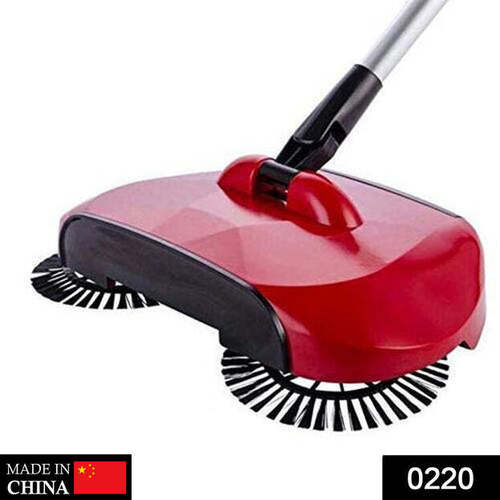 SWEEPER FLOOR DUST CLEANING MOP BROOM WITH DUSTPAN 360 ROTARY (0220)