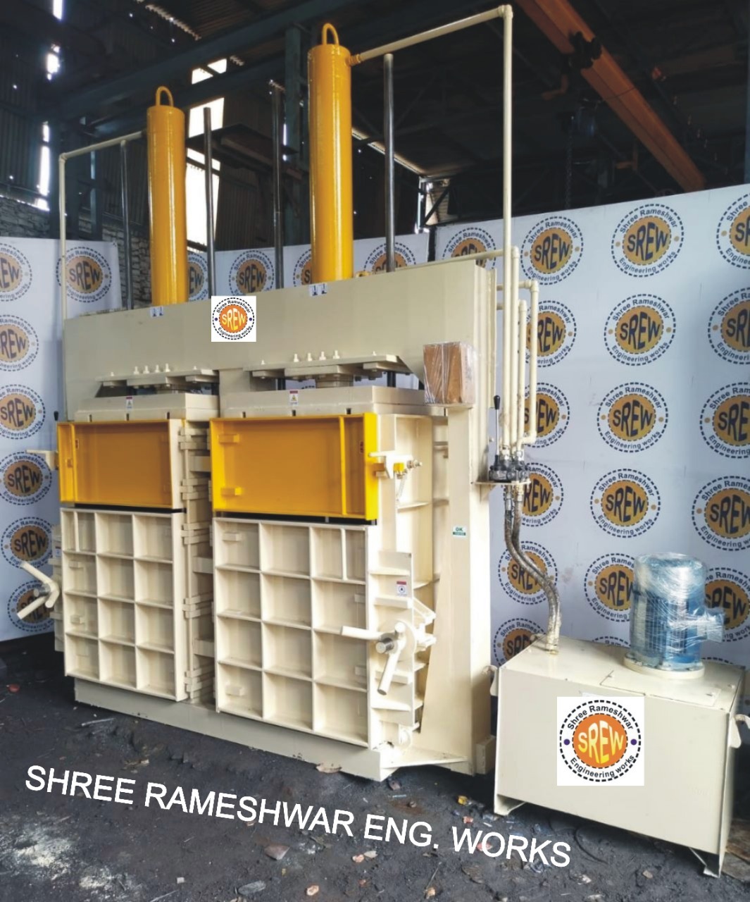 Paper Waste Baler Machine