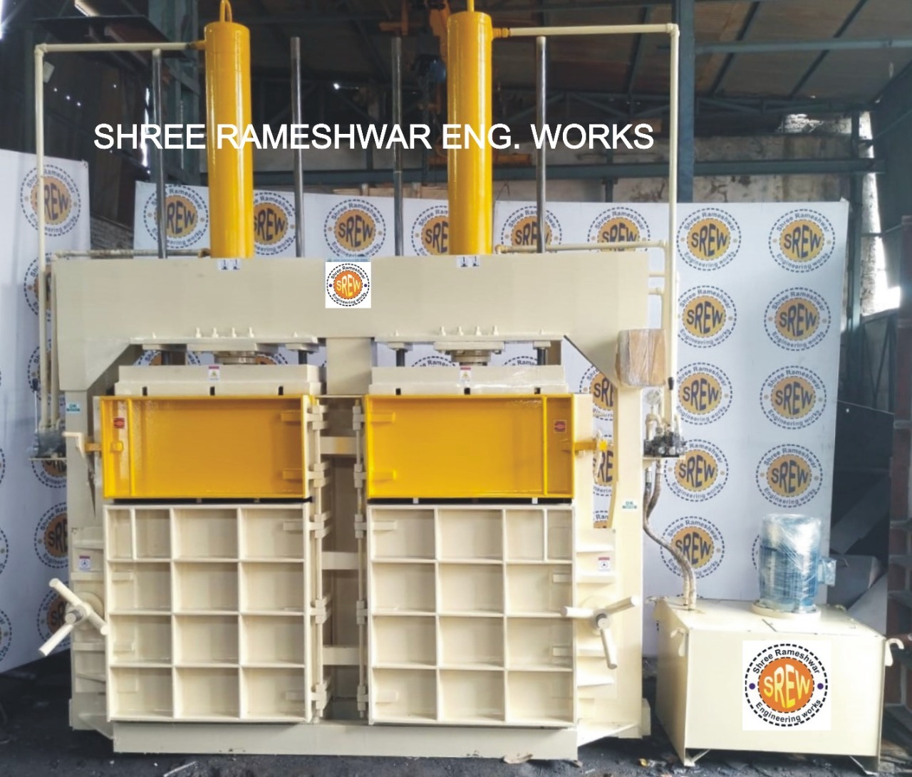 Paper Waste Baler Machine