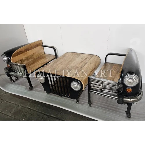 Table And Sofa In Car Style