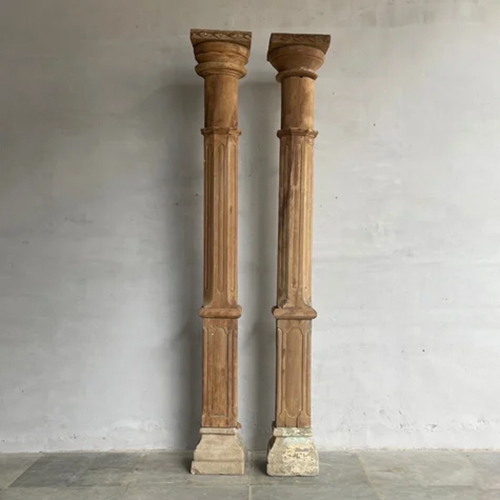 Antique Wooden Pillar