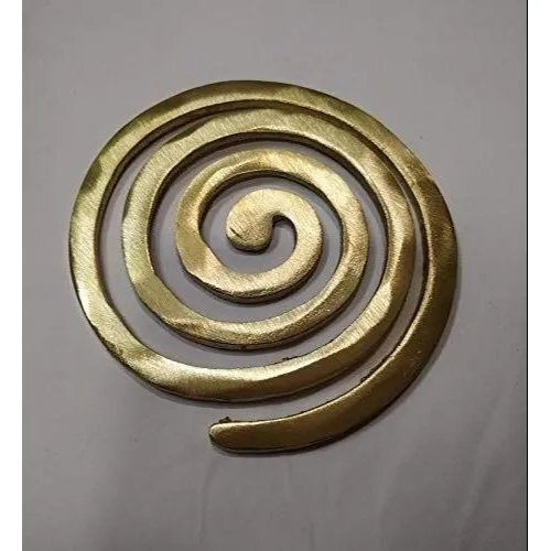 Shubh Sanket Vastu 6 Inch Brass Helix