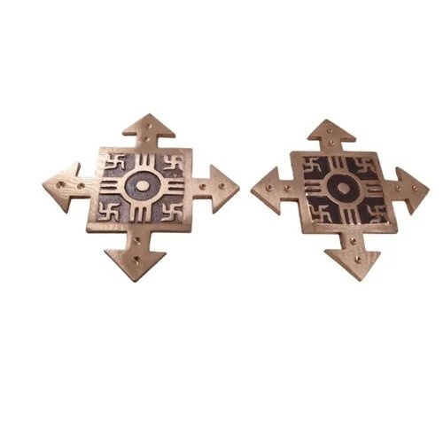 SSV Copper 4 Arow Swastik SET OF 2