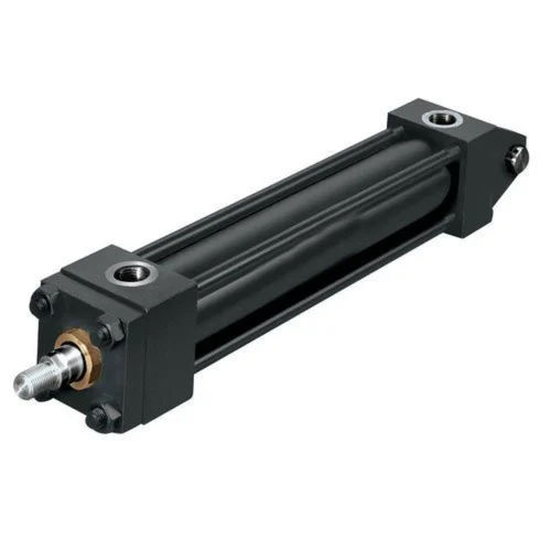 Black Double Acting Hydraulic Cylinder