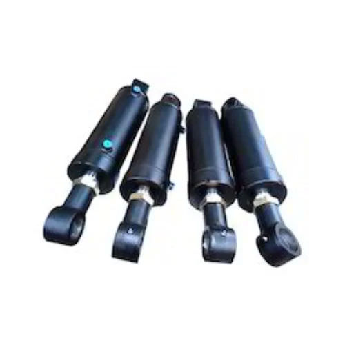 Black Industrial Hydraulic Cylinder