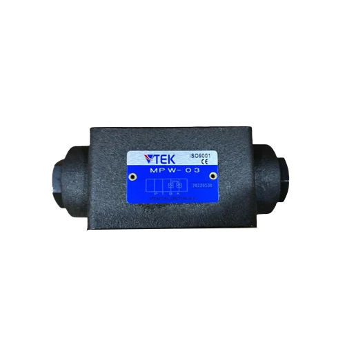 Black Modular Pilot Operated Check Valve