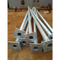 Galvanized Iron Street Light Pole - Color: As Per Requirement