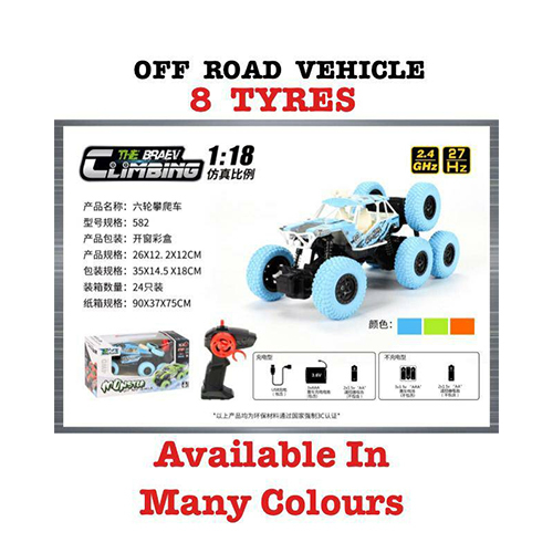 OFF ROAD 8 TYRES (VIDEO)